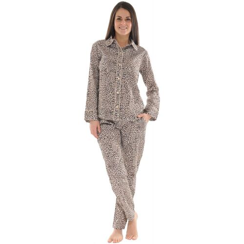 Textiel Dames Pyjama's / nachthemden Pilus AGATHE Bruin
