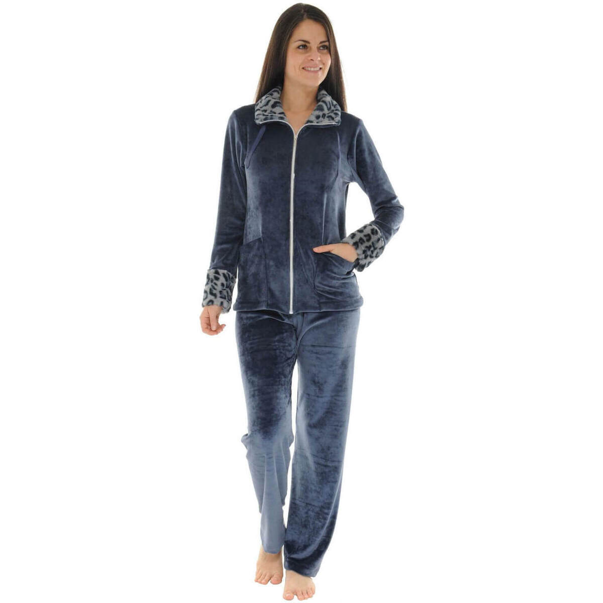 Textiel Dames Pyjama's / nachthemden Pilus AMBRE Blauw