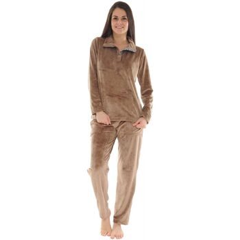 Textiel Dames Pyjama's / nachthemden Pilus ADELIE Bruin