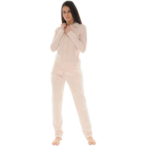 Textiel Dames Pyjama's / nachthemden Christian Cane CHARLINE Roze