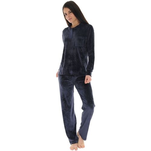 Textiel Dames Pyjama's / nachthemden Christian Cane CYBELE Blauw