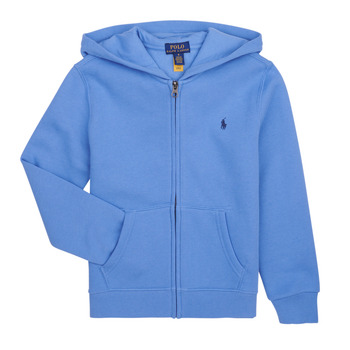 Textiel Kinderen Sweaters / Sweatshirts Polo Ralph Lauren LS FZ HOOD-TOPS-KNIT Blauw / Summer / Blauw