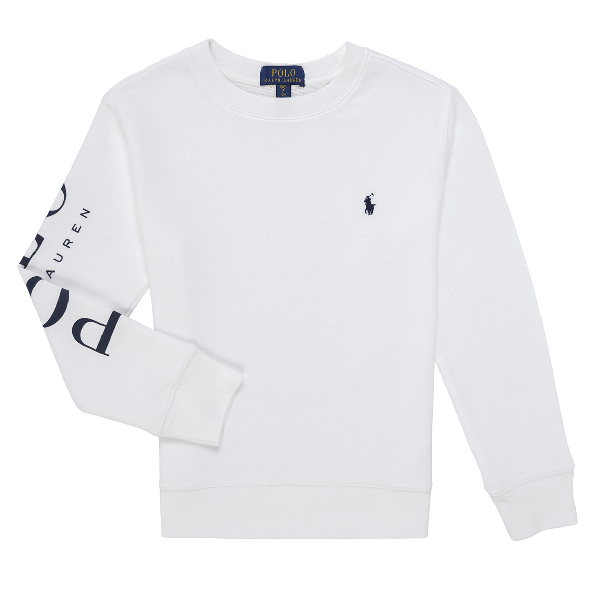 Textiel Kinderen Sweaters / Sweatshirts Polo Ralph Lauren LS CN-KNIT SHIRTS-SWEATSHIRT Wit