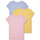 Textiel Meisjes T-shirts korte mouwen Polo Ralph Lauren TEE BUNDLE-SETS-GIFT BOX SET Multicolour