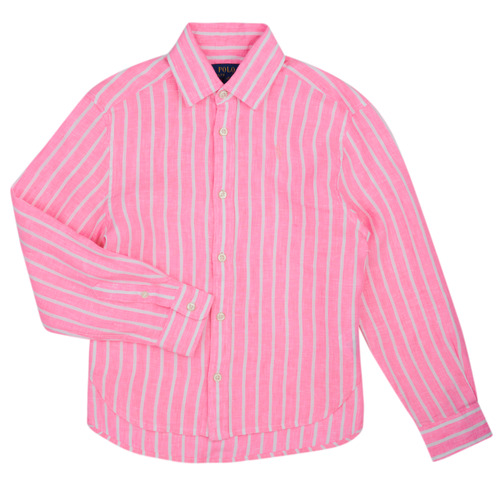 Textiel Meisjes Overhemden Polo Ralph Lauren LISMORESHIRT-SHIRTS-BUTTON FRONT SHIRT Multicolour