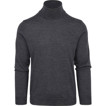 Suitable Sweater Merino Coltrui Antraciet