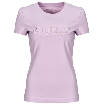 Guess Dames T-shirt Lente Zomer Collectie Purple Dames
