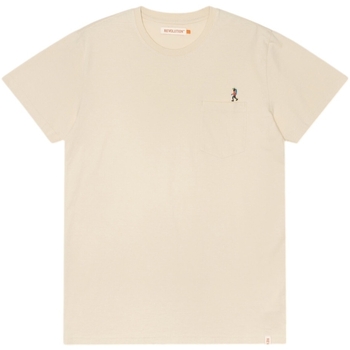 Textiel Heren T-shirts & Polo’s Revolution Regular T-Shirt 1330 HIK - Off White Wit