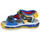 Schoenen Jongens Sandalen / Open schoenen Geox J SANDAL ANDROID BOY Blauw / Geel