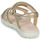 Schoenen Meisjes Sandalen / Open schoenen Geox J SANDAL HAITI GIRL Goud / Beige