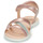 Schoenen Meisjes Sandalen / Open schoenen Geox J SANDAL KARLY GIRL Roze / Zilver