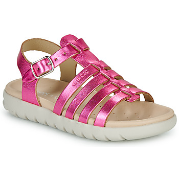 Schoenen Meisjes Sandalen / Open schoenen Geox J SANDAL SOLEIMA GIR Roze