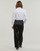 Textiel Dames Overhemden Karl Lagerfeld crop poplin shirt Wit