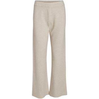 Textiel Dames Broeken / Pantalons Vila  Wit