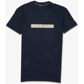 Textiel Heren T-shirts korte mouwen Emporio Armani 111035 3F517 Blauw