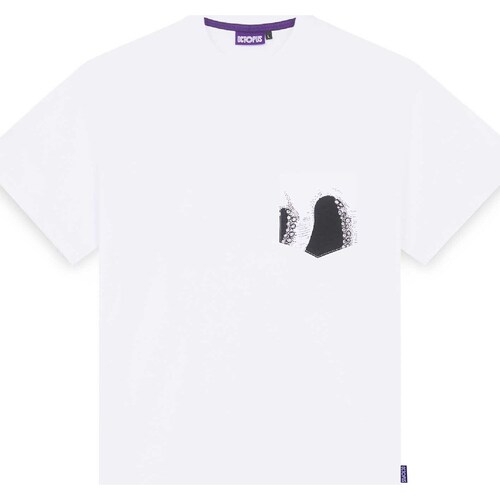 Textiel Heren T-shirts & Polo’s Octopus Pocket Tee Wit