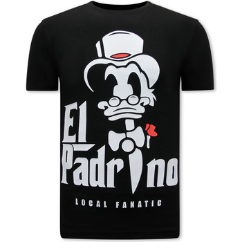 Local Fanatic T-shirt Korte Mouw EL Padrino Print