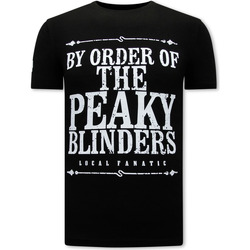 Textiel Heren T-shirts korte mouwen Local Fanatic Peaky Blinders Zwart