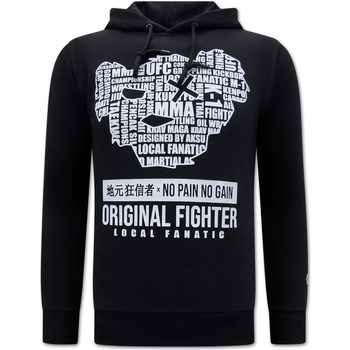 Textiel Heren Sweaters / Sweatshirts Local Fanatic MMA Fighter Hoodie Zwart