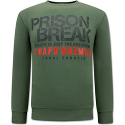 Textiel Heren Sweaters / Sweatshirts Local Fanatic Chapo Guzman Prison Break Groen