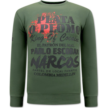 Textiel Heren Sweaters / Sweatshirts Local Fanatic Pablo Escobar El Patron Groen