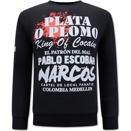 Textiel Heren Sweaters / Sweatshirts Local Fanatic El Patron Pablo Escobar Zwart
