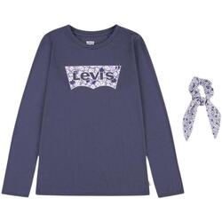 Textiel Meisjes T-shirts & Polo’s Levi's  Blauw
