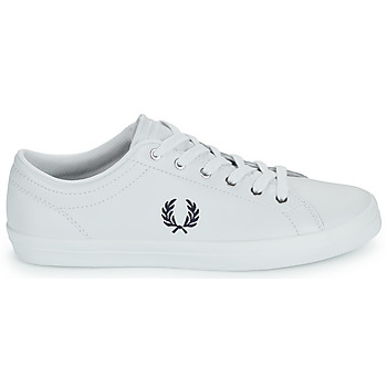 Fred Perry BASELINE LEATHER Wit / Marine