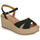 Schoenen Dames Sandalen / Open schoenen Unisa KIRA Zwart