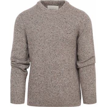 Textiel Heren Sweaters / Sweatshirts Gant Trui Lamswol Melange Grijs Grijs
