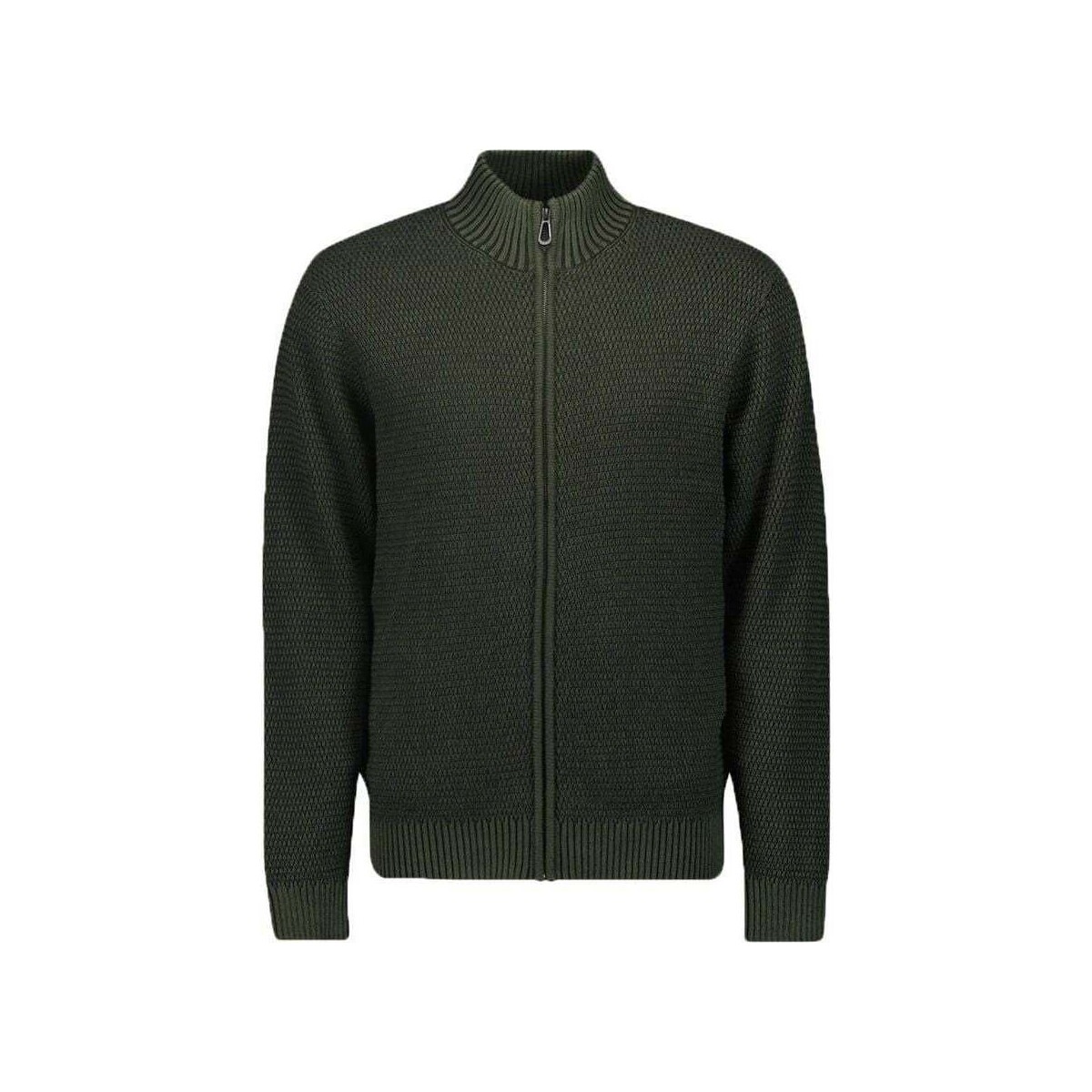 Textiel Heren Sweaters / Sweatshirts No Excess Vest Zipper Donkergroen Groen