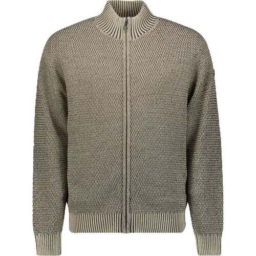 Textiel Heren Sweaters / Sweatshirts No Excess Vest Zipper Greige Beige