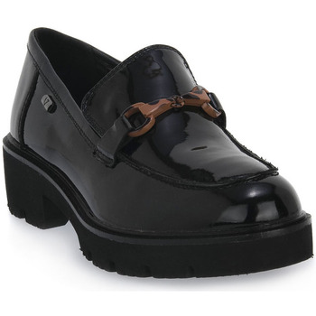 Schoenen Dames Mocassins Valleverde VERNICE BLACK Zwart