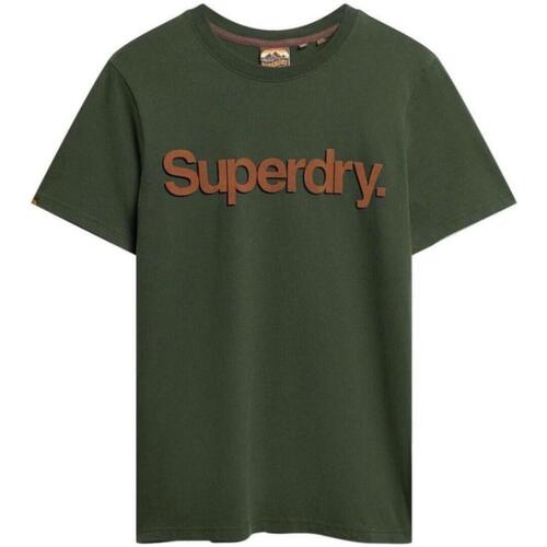 Textiel Heren T-shirts korte mouwen Superdry  Groen