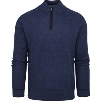 Textiel Heren Sweaters / Sweatshirts Blue Industry Half Zip Trui Donkerblauw Blauw