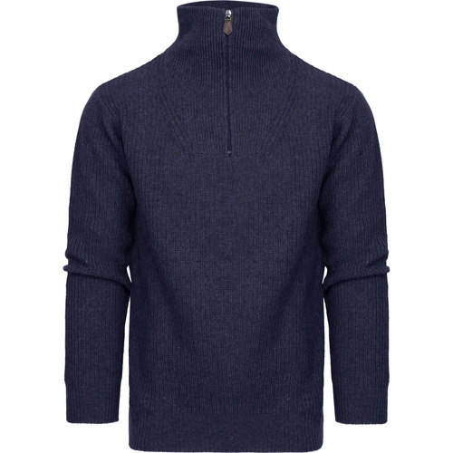 Textiel Heren Sweaters / Sweatshirts Suitable Half Zip Trui Donkerblauw Blauw
