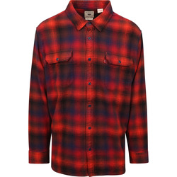 Textiel Heren Sweaters / Sweatshirts Levi's Overshirt Ruit Rood Rood