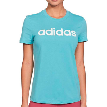 Textiel Dames T-shirts korte mouwen adidas Originals  Blauw