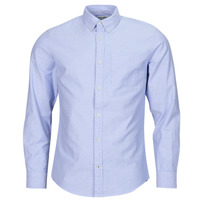 Textiel Heren Overhemden lange mouwen Jack & Jones JJEOXFORD SHIRT LS Blauw