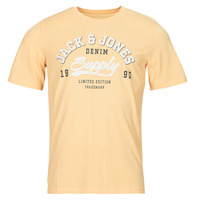 Textiel Heren T-shirts korte mouwen Jack & Jones JJELOGO TEE SS O-NECK 2 COL SS24 SN Oranje