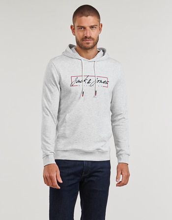 Textiel Heren Sweaters / Sweatshirts Jack & Jones JJZURI SWEAT HOOD Wit