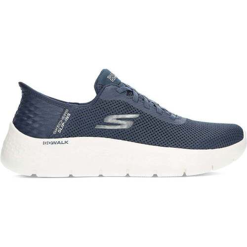 Schoenen Dames Lage sneakers Skechers SLIP-INS GO WALK FLEX SNEAKERS 124975 Blauw
