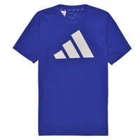 Textiel Jongens T-shirts korte mouwen Adidas Sportswear U TR-ES LOGO T Blauw / Wit