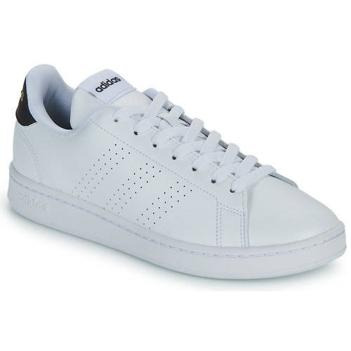 Schoenen Dames Lage sneakers Adidas Sportswear ADVANTAGE Wit / Pruim