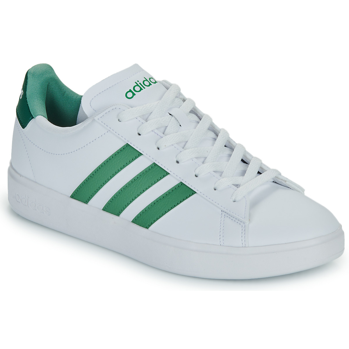 Schoenen Heren Lage sneakers Adidas Sportswear GRAND COURT 2.0 Wit / Groen
