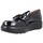 Schoenen Dames Sneakers Wonders Zapatos Mocasín con Cuña para Mujer de  A-2821 Zwart
