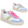 Schoenen Dames Lage sneakers Serafini COURT Wit / Blauw / Roze