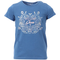 Textiel Meisjes T-shirts & Polo’s Guess  Blauw