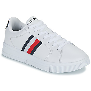 Schoenen Heren Lage sneakers Tommy Hilfiger SUPERCUP LTH STRIPES ESS Wit