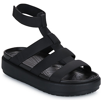 Schoenen Dames Sandalen / Open schoenen Crocs BROOKLYN LUXE GLADIATOR Zwart